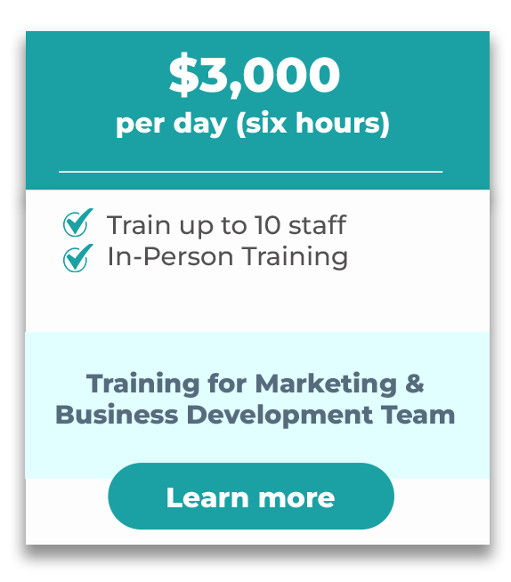 Training for Marketing and Business Development