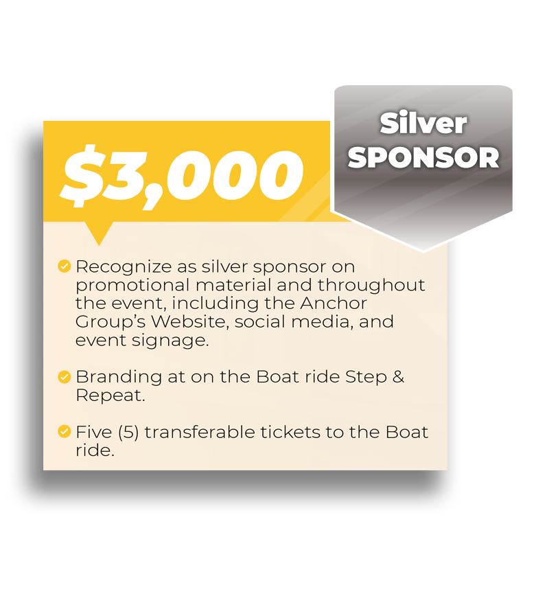 Silver Sponsor $3000